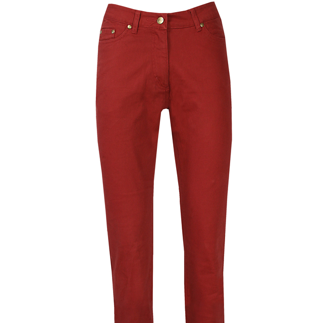 Coloured Pant Slim Teracotta - PJ Jeans, Womens Clothing, Fashion for ...