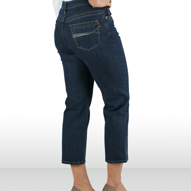New Womens Jeans 3/4 Length Crochet Party Capri Pants Ladies Summer Denim  Skinny | eBay
